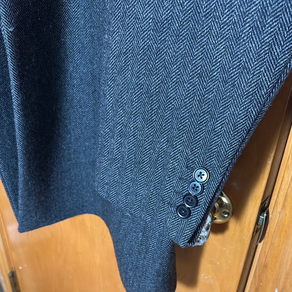 Express Men's Dark grey Coat  size large - Picture 6 of 11